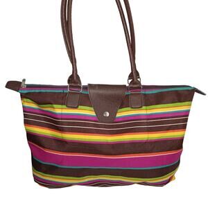 Joanne marie designs chocolate stripe tote